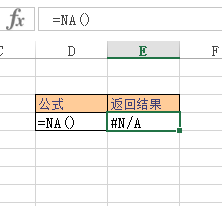 Excel NA 函数(图1)
