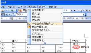 word表格怎么自动套用格式(图3)