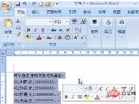 Word怎么将文字转化成表格(图2)