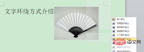 word2010中图片和文字的环绕方式有哪些?(图8)