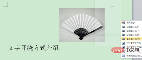 word2010中图片和文字的环绕方式有哪些?(图7)