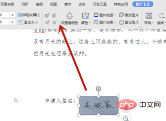 wps如何插入手写签名(图7)