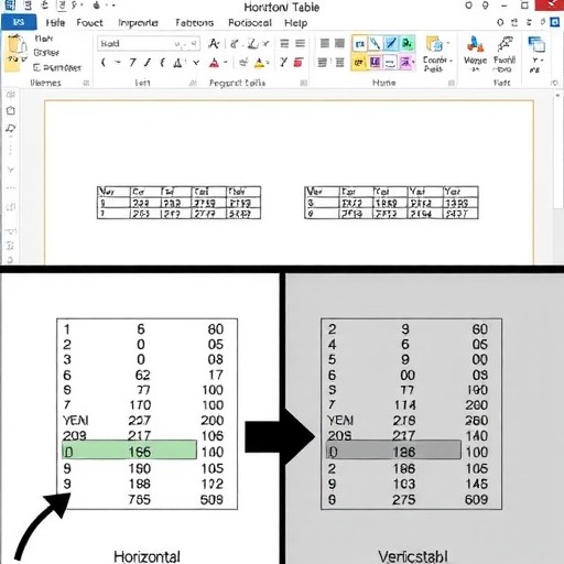word表格横竖转换的方法 - 壹观办公网