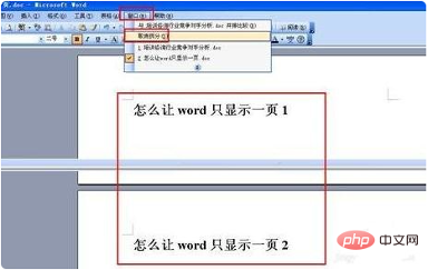 word单页显示怎么设置(图2)