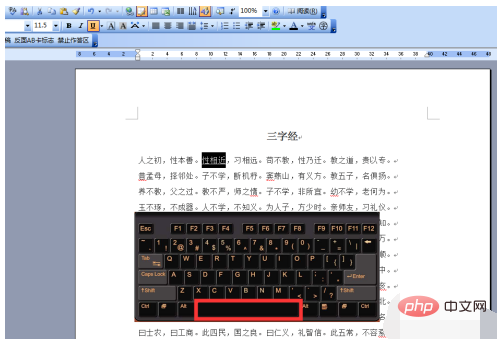 word中如何输入填空线(图4)