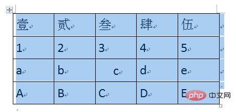 word中表格文字水平居中怎么设置？(图2)