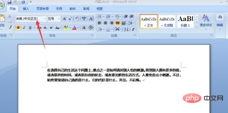 word文档正文字体大小怎么设置(图6)