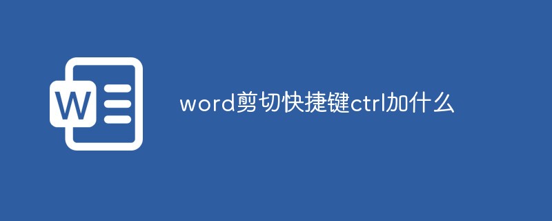 word剪切快捷键ctrl加什么(图1)