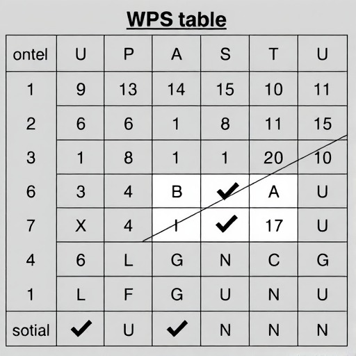 wps如何实现斜线分割单元格效果 - 壹观办公网