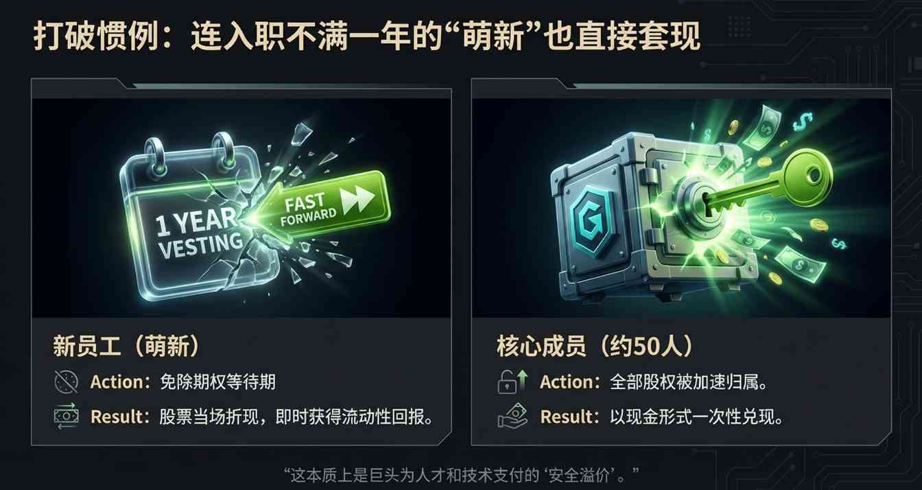 连新人都被强制财富自由！英伟达买Groq细节曝(图4)