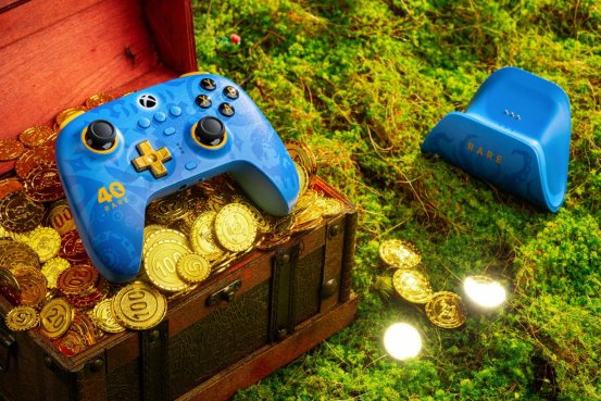 Xbox无线授权，八位堂×Rare 40周年纪念版手柄上市(图3)