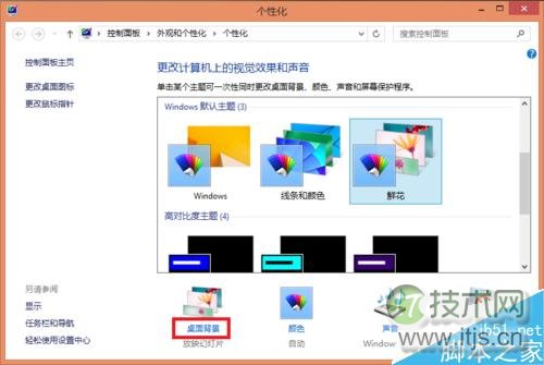 windows 7、windows 8.1怎么更换系统壁纸?windows 8.1更换系统壁(图2)