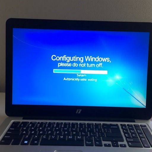 windows 7开机出现提示配置Windows请勿关机几秒后自动重启(图1)