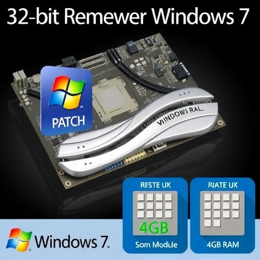 windows 7 32位突破4g内存限制补丁让你的4G内存完全发挥出来(图1)
