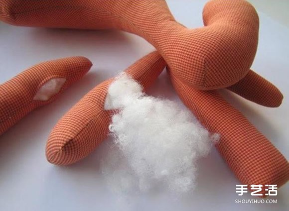 布艺马手工制作带图纸 毛绒玩具马DIY图解(图5)