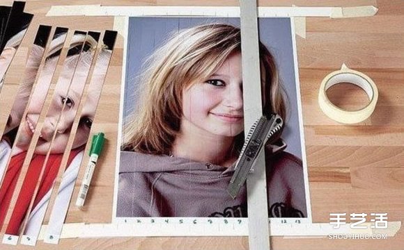 创意多角度装饰画DIY手工制作图解教程(图4)