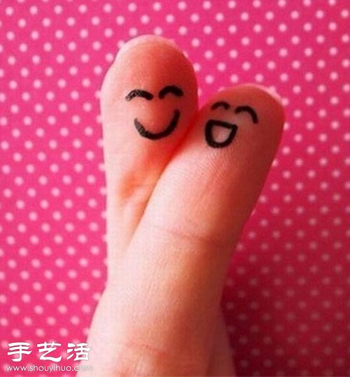 手指+简笔画 DIY另类恶搞“爱相随”(图8)