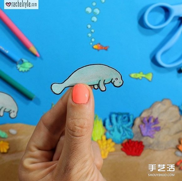 自制插画和拼贴 手绘风动画教你泡出完美拿铁 - 双维造物网