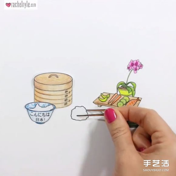 自制插画和拼贴 手绘风动画教你泡出完美拿铁(图6)