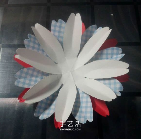 简单手工做太阳花教程 向日葵花的做法图解(图8)