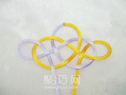 中国结打结方法 祥云结编法图解教程 - 双维造物网