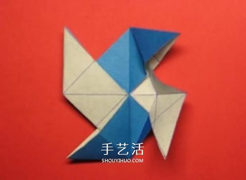春意盎然的花球！手工折纸立体纸花球的教程(图17)