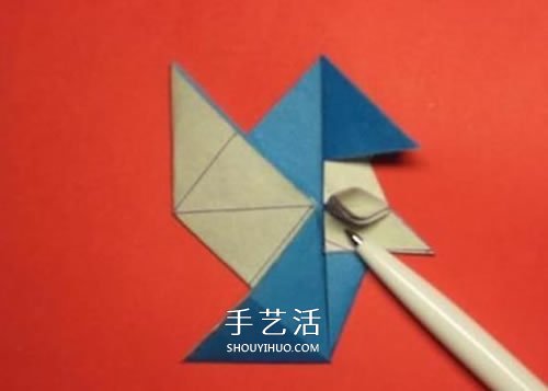 春意盎然的花球！手工折纸立体纸花球的教程(图25)