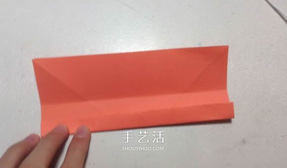 怎么折纸月季花的方法 手工月季花的折法图解(图7)