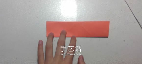 怎么折纸月季花的方法 手工月季花的折法图解(图5)