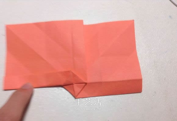怎么折纸月季花的方法 手工月季花的折法图解(图30)