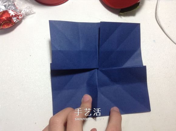 怎么折纸月季花的方法 手工月季花的折法图解(图36)