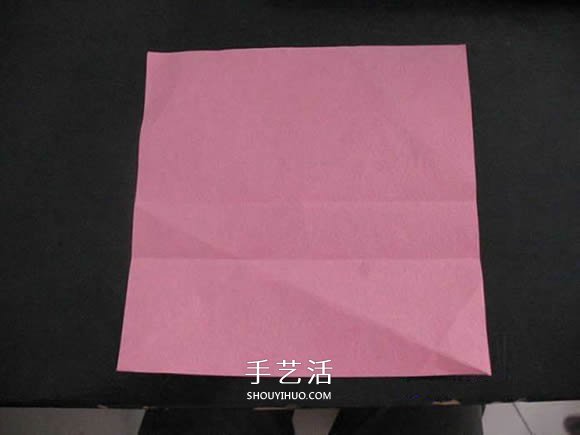 赠送初恋的小礼物！折纸蔷薇戒指的折法图解(图16)