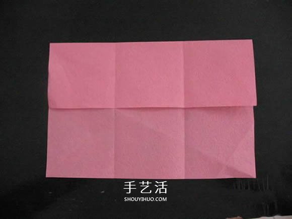赠送初恋的小礼物！折纸蔷薇戒指的折法图解(图21)