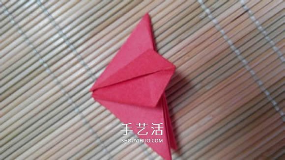 即将完全开花的荷花的折纸方法图解过程(图10)