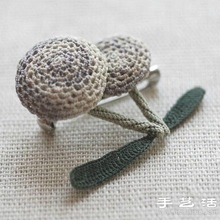 日本Jungjun的森系手工针织花卉(图7)