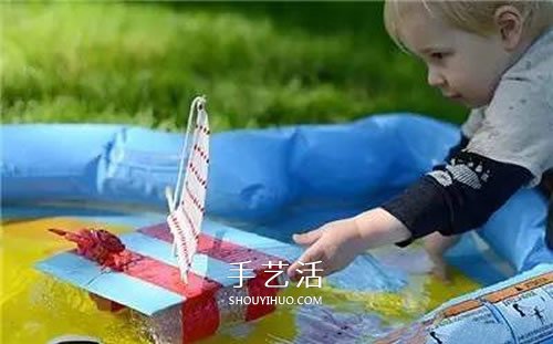 矿泉水瓶做帆船教程 自制塑料瓶小船制作方法(图6)