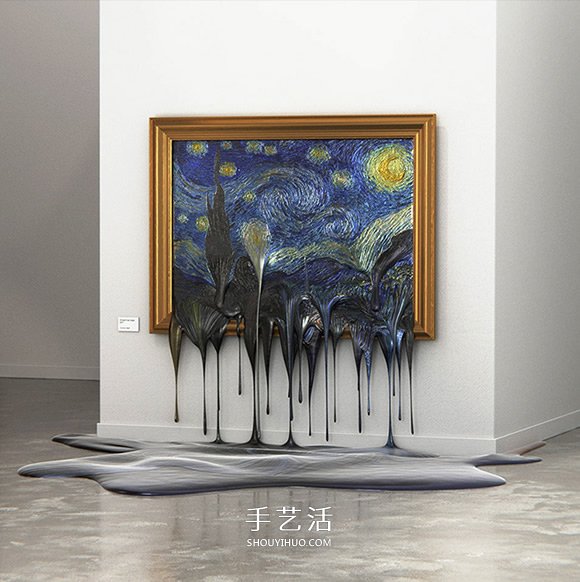 维也纳艺术家的小恶搞 如果世界名画融化了~(图2)