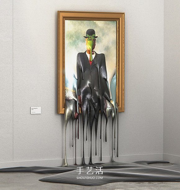 维也纳艺术家的小恶搞 如果世界名画融化了~(图4)
