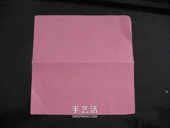 赠送初恋的小礼物！折纸蔷薇戒指的折法图解(图9)