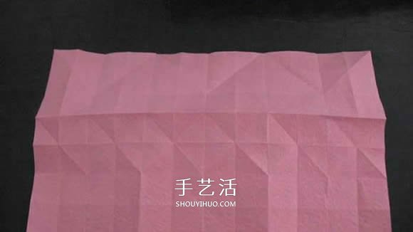 赠送初恋的小礼物！折纸蔷薇戒指的折法图解(图43)