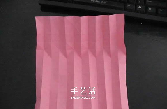 赠送初恋的小礼物！折纸蔷薇戒指的折法图解(图57)