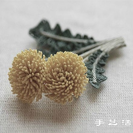 日本Jungjun的森系手工针织花卉(图5)