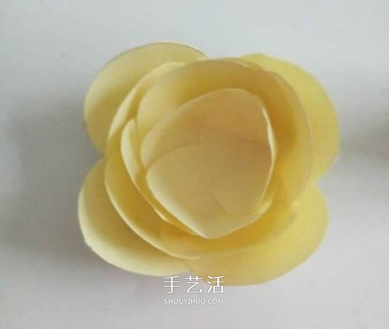 简单纸花怎么做图解 组合式花朵的制作方法(图12)