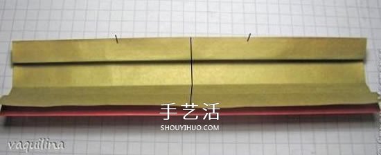 冬天的美丽折纸手工 立体雪花花球的折法图解(图6)