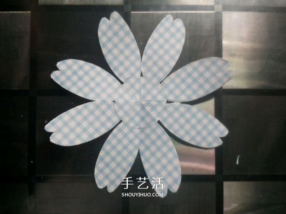 简单手工做太阳花教程 向日葵花的做法图解(图4)