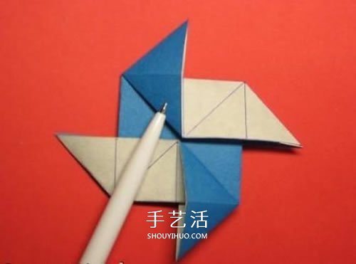 春意盎然的花球！手工折纸立体纸花球的教程(图12)