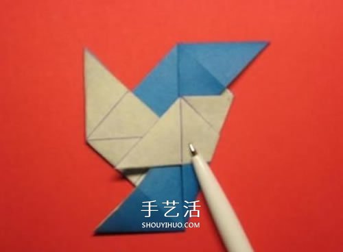 春意盎然的花球！手工折纸立体纸花球的教程(图13)