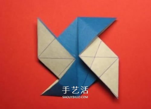 春意盎然的花球！手工折纸立体纸花球的教程(图14)