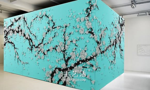 复杂且有诗意 利用扣子和钉子DIY制作创意画(图5)