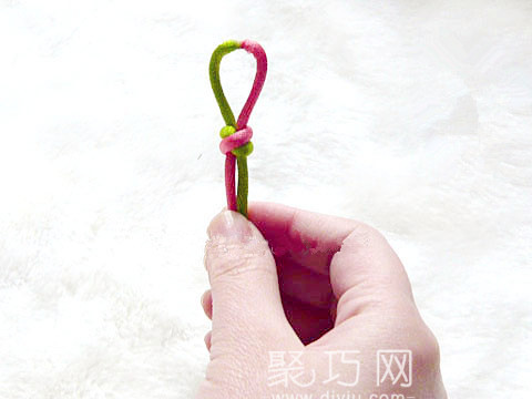 宝结的编法 怎样编中国结中的复翼宝结教程(图2)